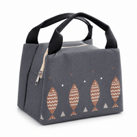 Flexi Maison Sac Repas Toile Isotherme Motif Poisson