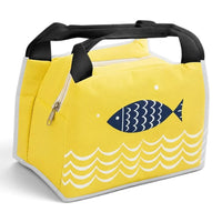 Flexi Maison Sac Repas Toile Isotherme Motif Poisson
