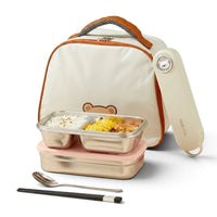 Flexi Maison Set Lunch Box Avec Sac Isotherme et Couverts