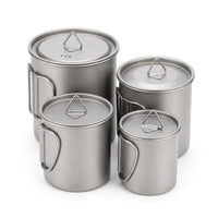 Flexi Maison Tasse En Titane Pliable