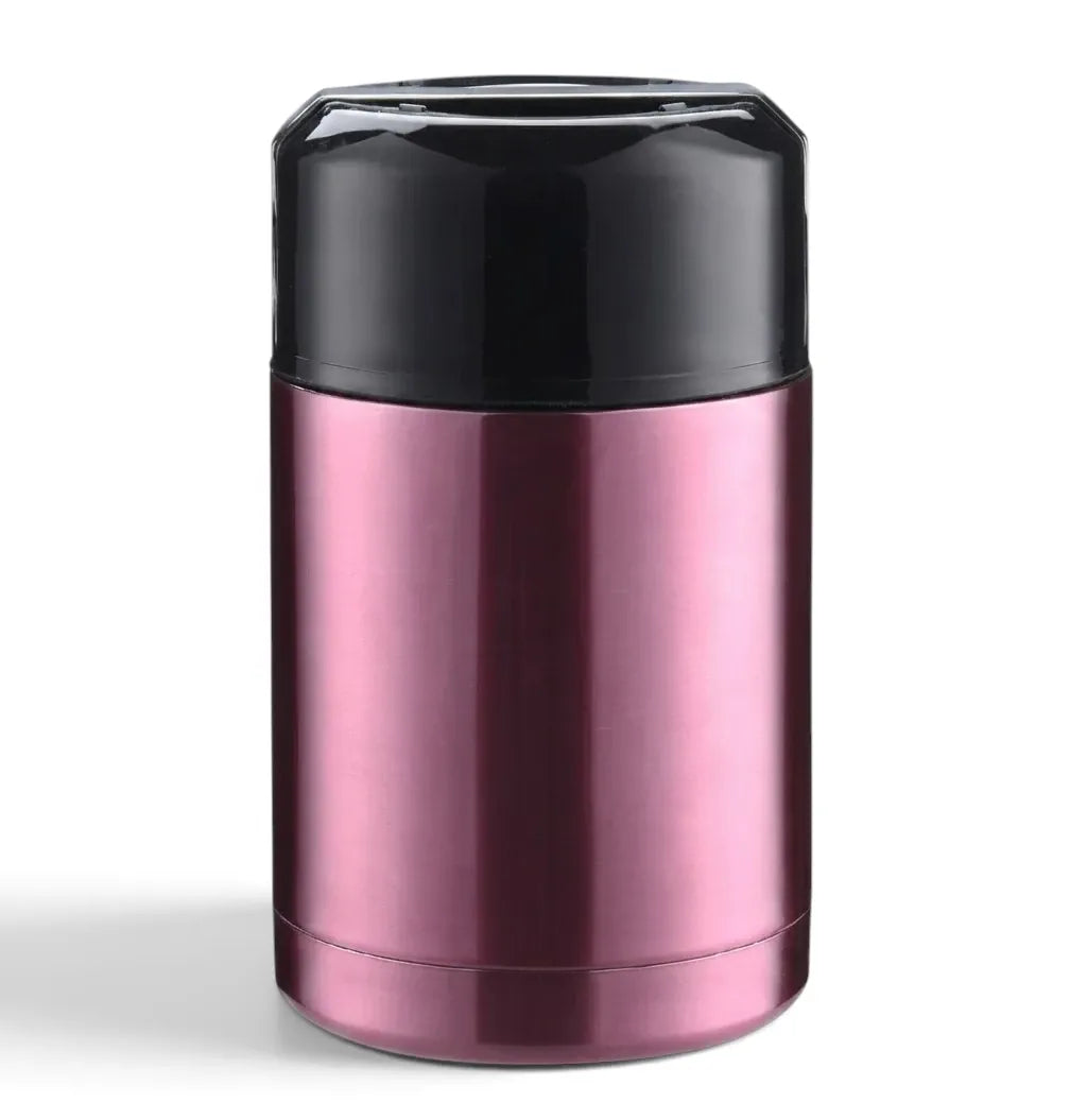 Flexi Maison Thermos alimentaire Isotherme En acier inoxydable Avec sac et couverts