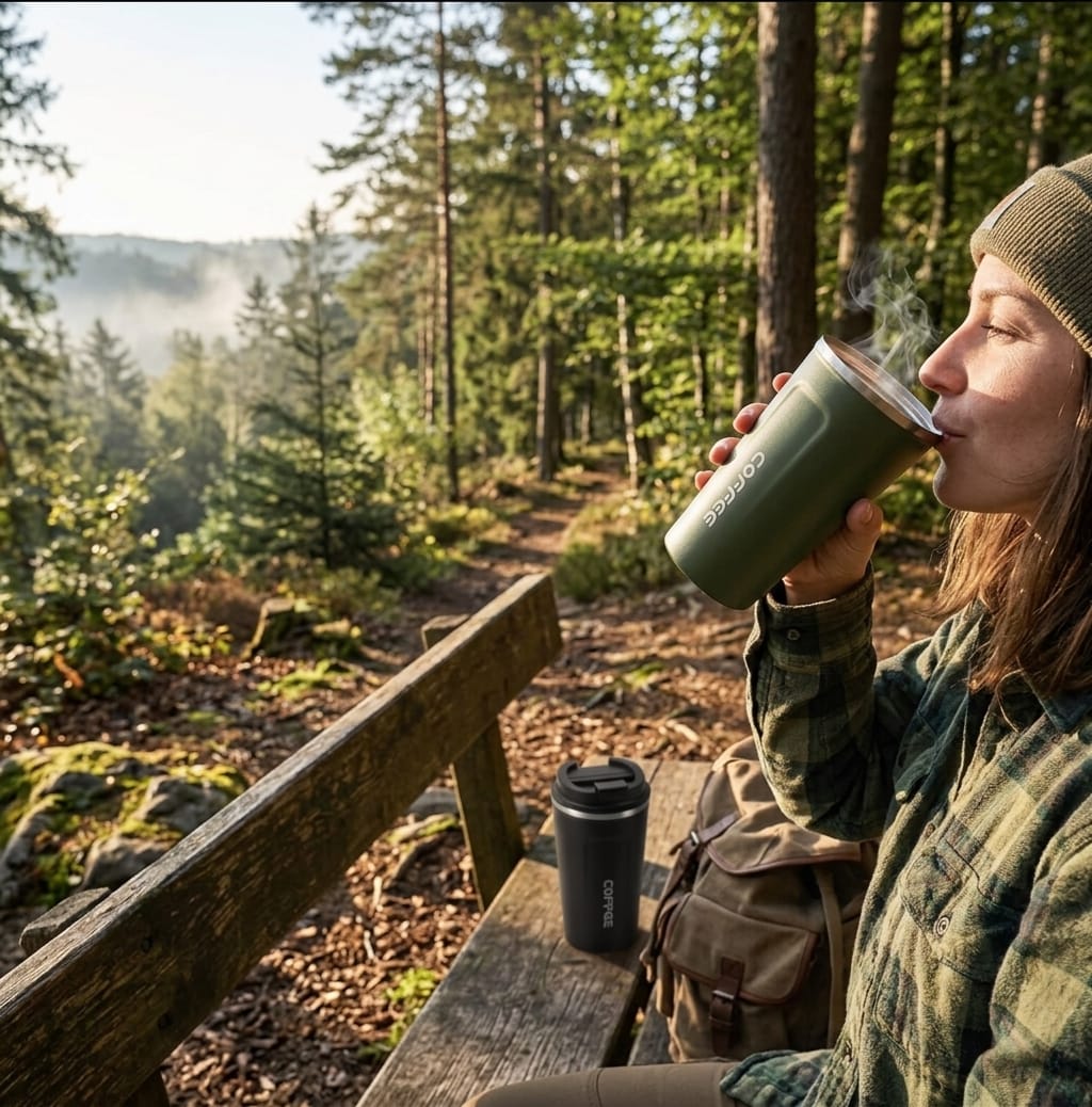 Flexi Maison Thermos De Voyage En Acier Inoxydable