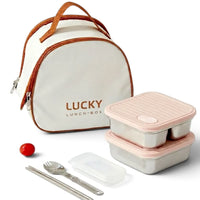 Flexi Maison Set Lunch Box Avec Sac Isotherme et Couverts